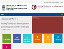 Tablet Screenshot of nceg.gov.in